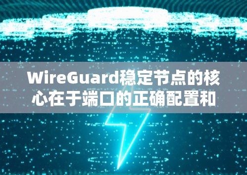 WireGuard稳定节点的核心在于端口的正确配置和维护。以下是关于如何确保WireGuard稳定节点的关键步骤