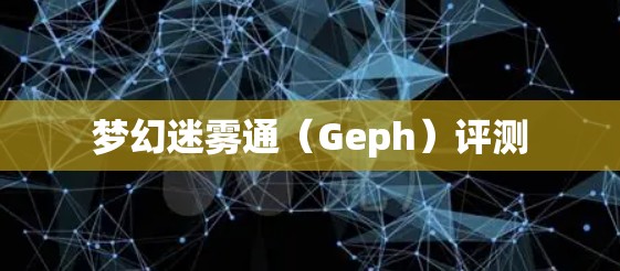 梦幻迷雾通（Geph）评测