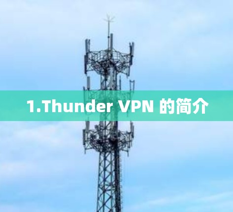 1.Thunder VPN 的简介