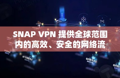 SNAP VPN 提供全球范围内的高效、安全的网络流量控制解决方案