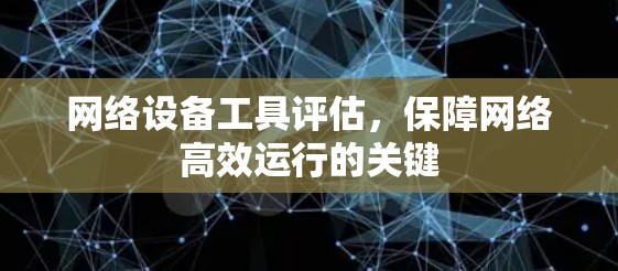 网络设备工具评估，保障网络高效运行的关键