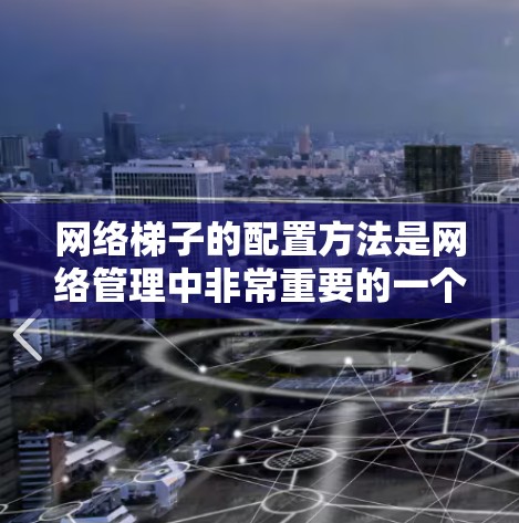 网络梯子的配置方法是网络管理中非常重要的一个环节，它决定了网络的性能、扩展性和可靠性的。以下是网络梯子的配置方法，包括手动配置、软件配置和自动化配置等步骤