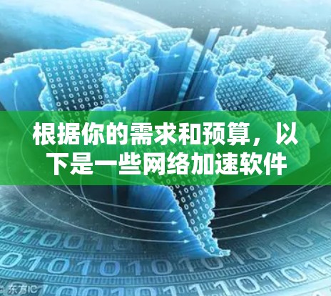 根据你的需求和预算，以下是一些网络加速软件的推荐和使用建议