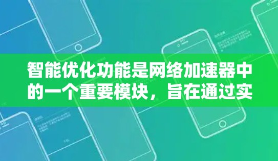智能优化功能是网络加速器中的一个重要模块，旨在通过实时数据和算法动态调整加速模式和设置，以提升网络性能。以下是智能优化功能的详细分析