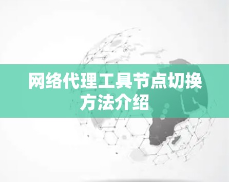 网络代理工具节点切换方法介绍