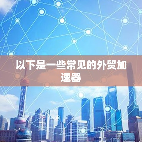 以下是一些常见的外贸加速器