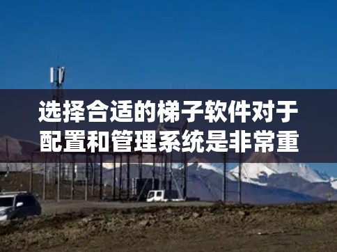 选择合适的梯子软件对于配置和管理系统是非常重要的。以下是一些推荐的梯子软件指南，供你参考