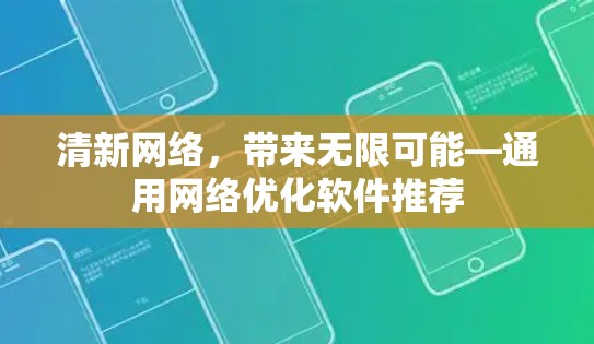 清新网络，带来无限可能—通用网络优化软件推荐