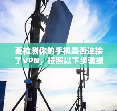 要检测你的手机是否连接了VPN，按照以下步骤操作