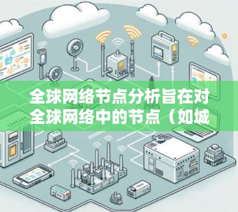 全球网络节点分析旨在对全球网络中的节点（如城市、国家、设备等）进行深入研究，以理解网络的结构、流量分布、关键节点及其影响。以下是一些常见的全球网络节点分析的方法和工具，以及它们的实现步骤