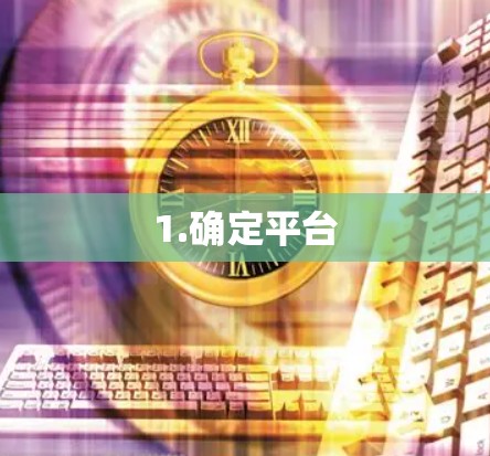 1.确定平台