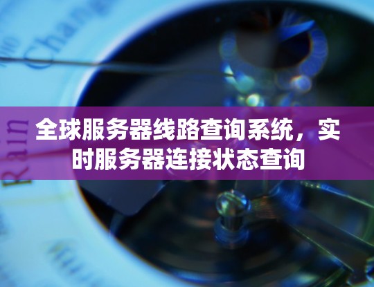 全球服务器线路查询系统，实时服务器连接状态查询