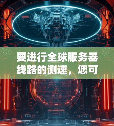 要进行全球服务器线路的测速，您可以按照以下步骤操作