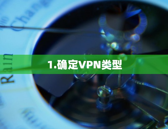 1.确定VPN类型