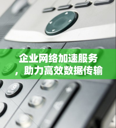 企业网络加速服务，助力高效数据传输与云服务