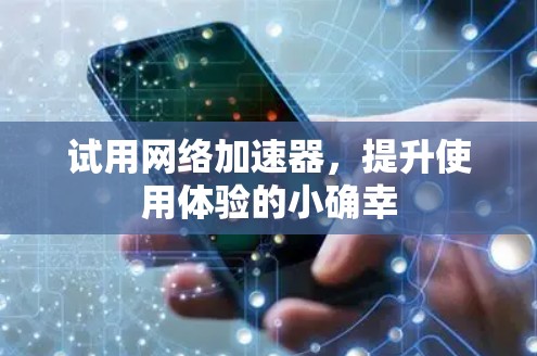 试用网络加速器，提升使用体验的小确幸