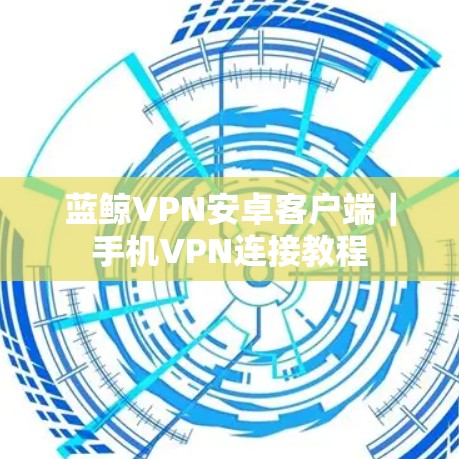 蓝鲸VPN安卓客户端｜手机VPN连接教程