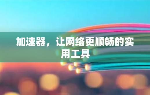 加速器，让网络更顺畅的实用工具