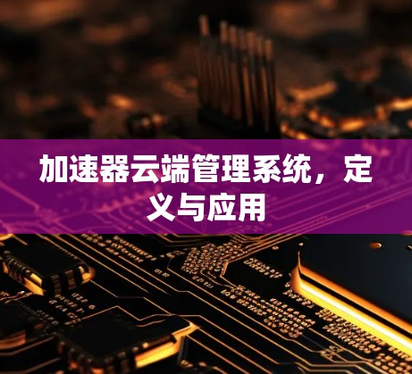 加速器云端管理系统，定义与应用